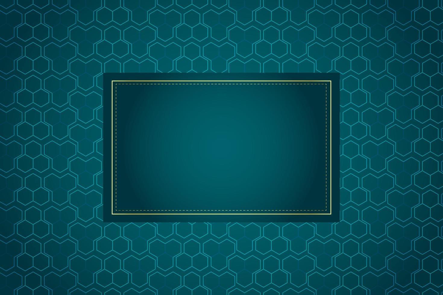 modern luxury abstract background with golden line elements blue green gradient background modern for design vector