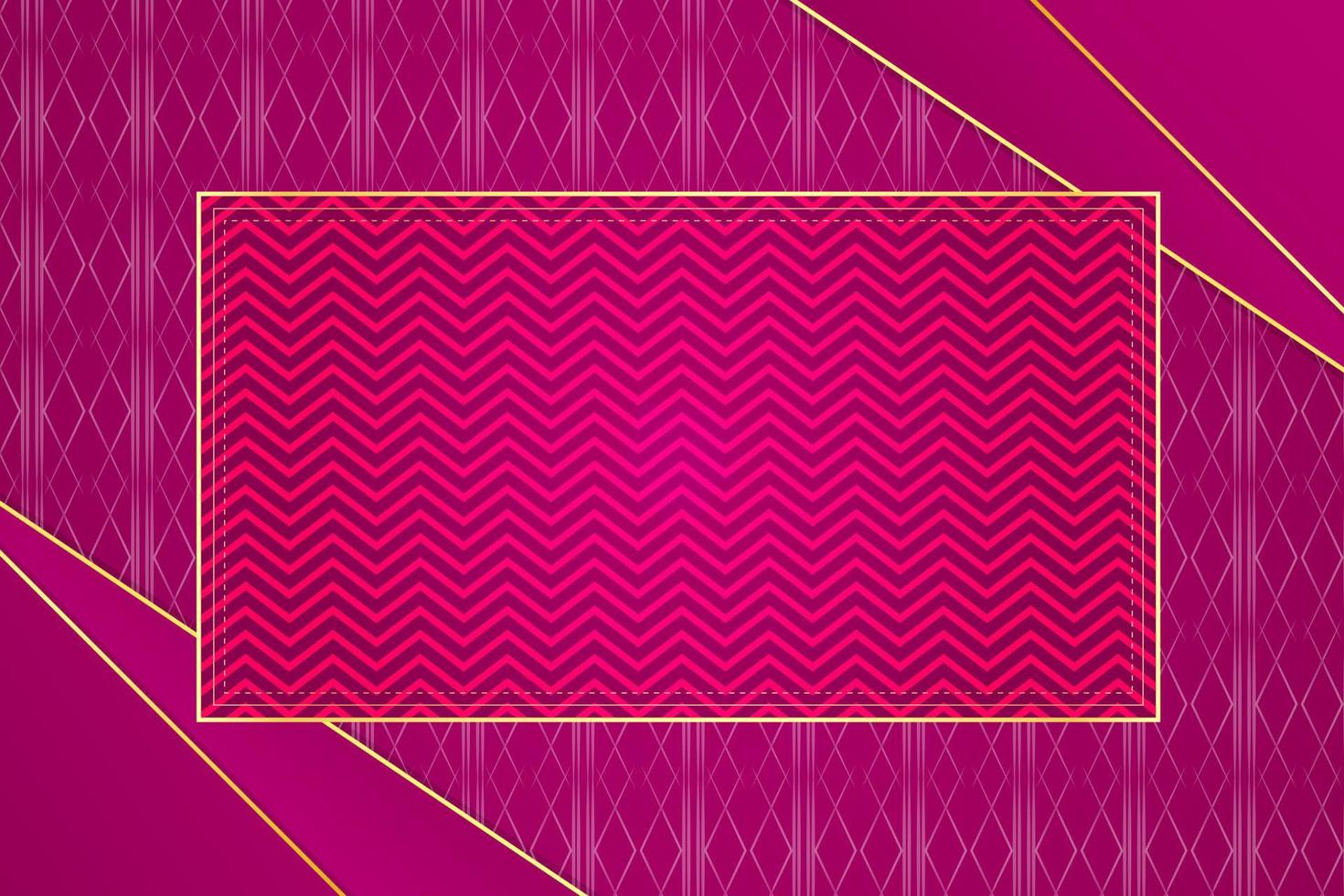 fondo abstracto de lujo moderno con elementos de línea dorada fondo degradado rosa moderno para diseño vector