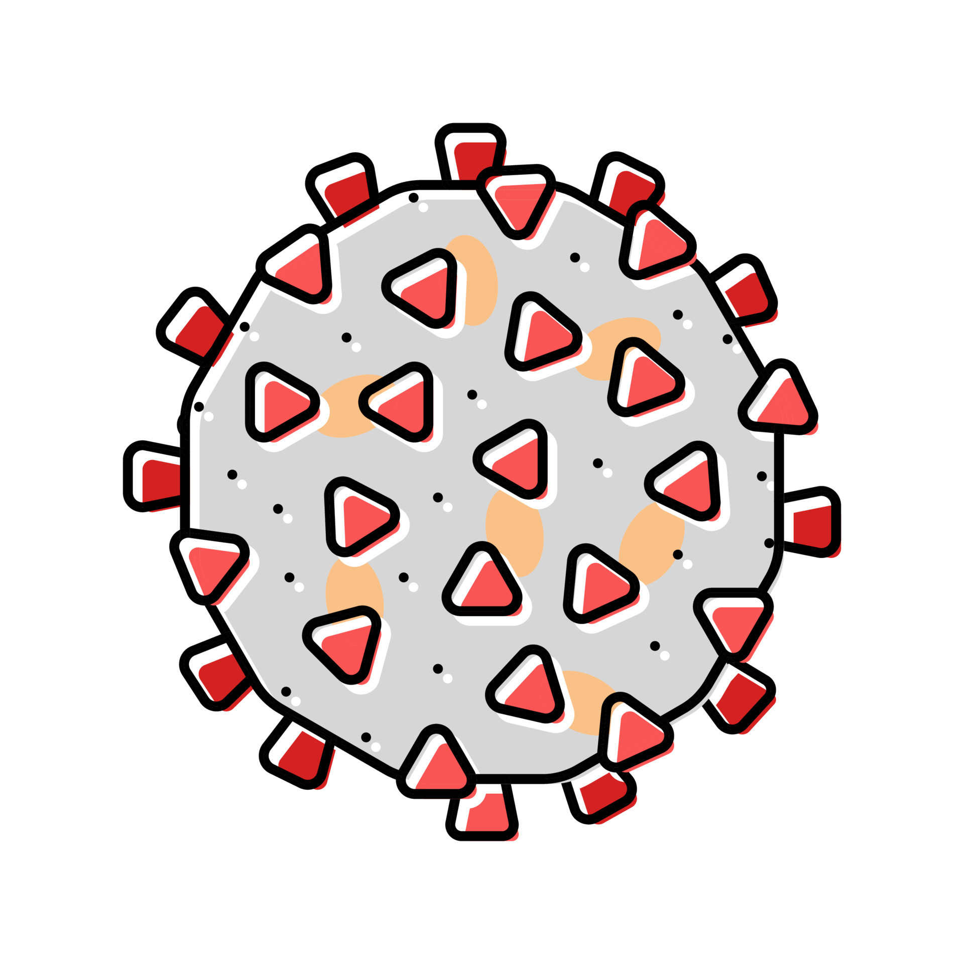 virus hiv color icon vector illustration 19003810 Vector Art at Vecteezy