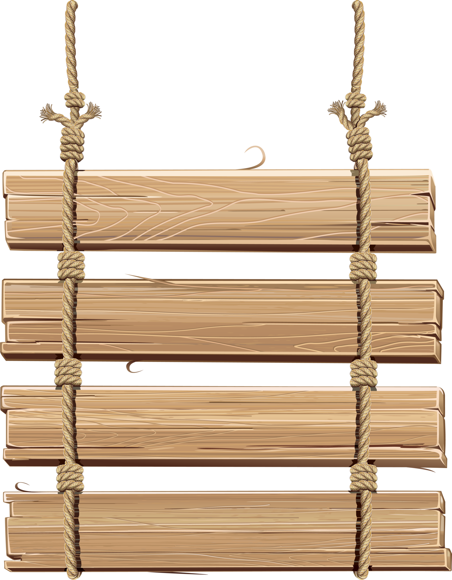 wooden sign with rope 19003850 PNG
