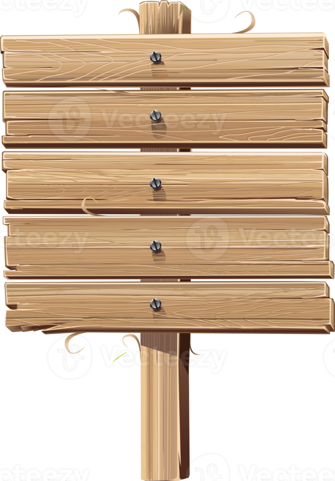 wood sign illustration png