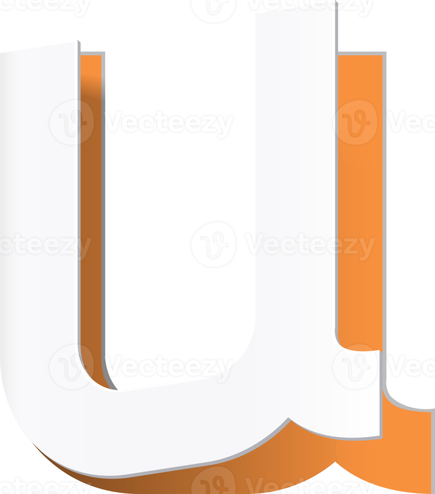 papier geschnittenes schriftalphabet png