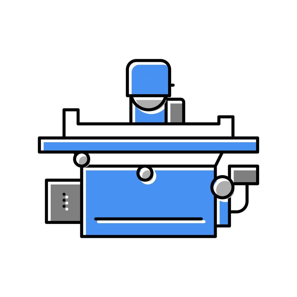 Ilustración de vector de icono de color de máquina de pulir