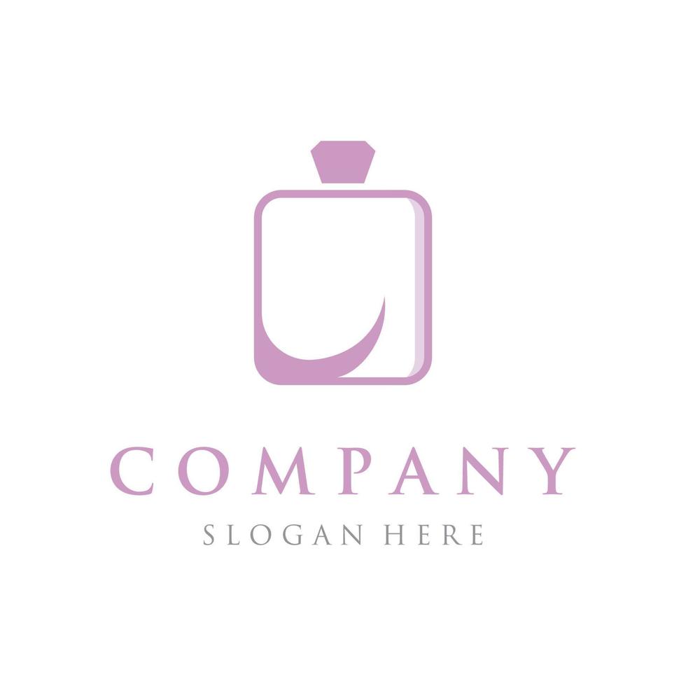 Isolated luxury perfume perfume cosmetic creative Logo design can be used for business, company, cosmetic and perfume shop. vector