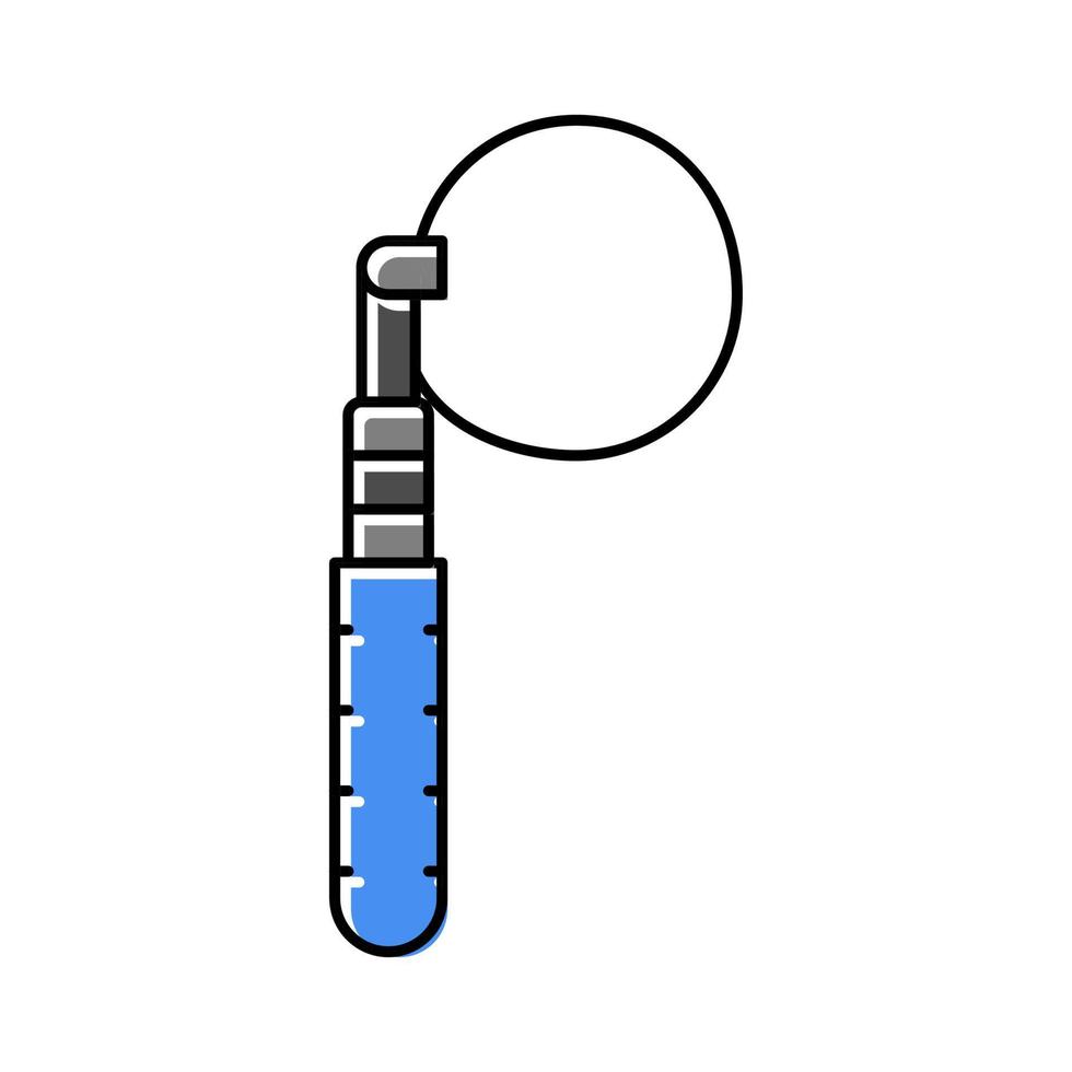 oil filter wrench tool color icon vector illustration