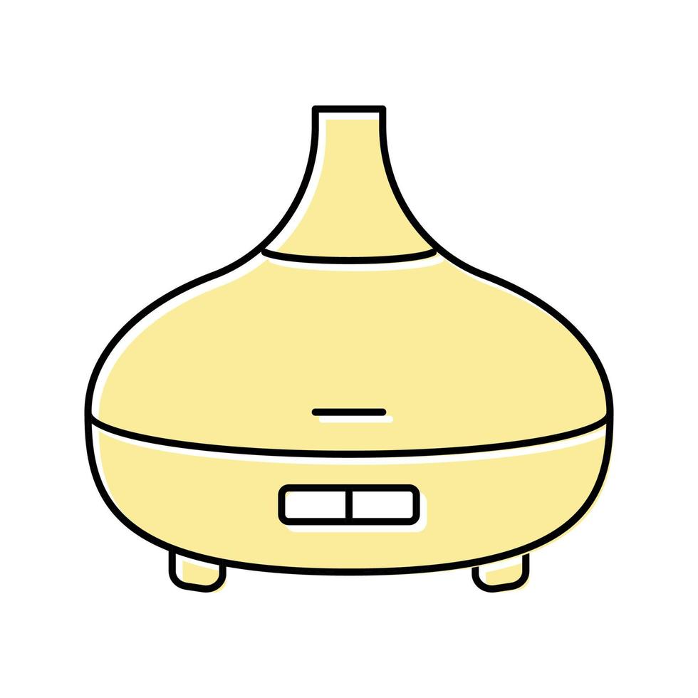 oil diffuser perfume color icon vector illustration