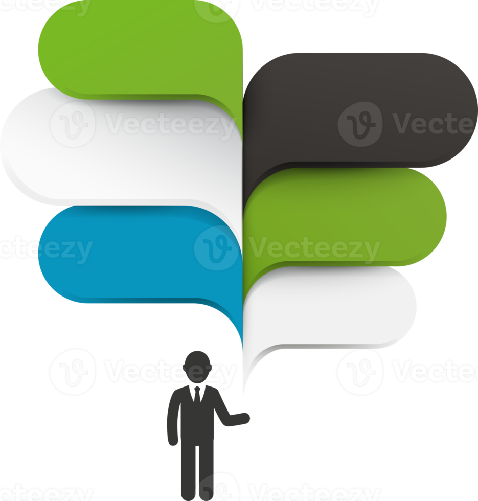 modern infographics bubbel toespraak sjabloon stijl png