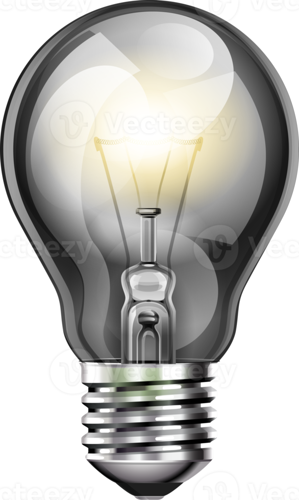 illustrazione della lampadina png