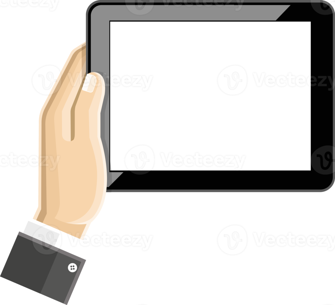 touchpad in hand- computer pictogrammen png