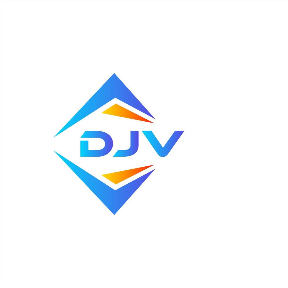 DJV abstract technology logo design on white background. DJV creative initials letter logo concept. vector
