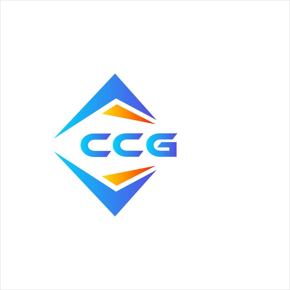 CCG abstract technology logo design on white background. CCG creative initials letter logo concept. vector