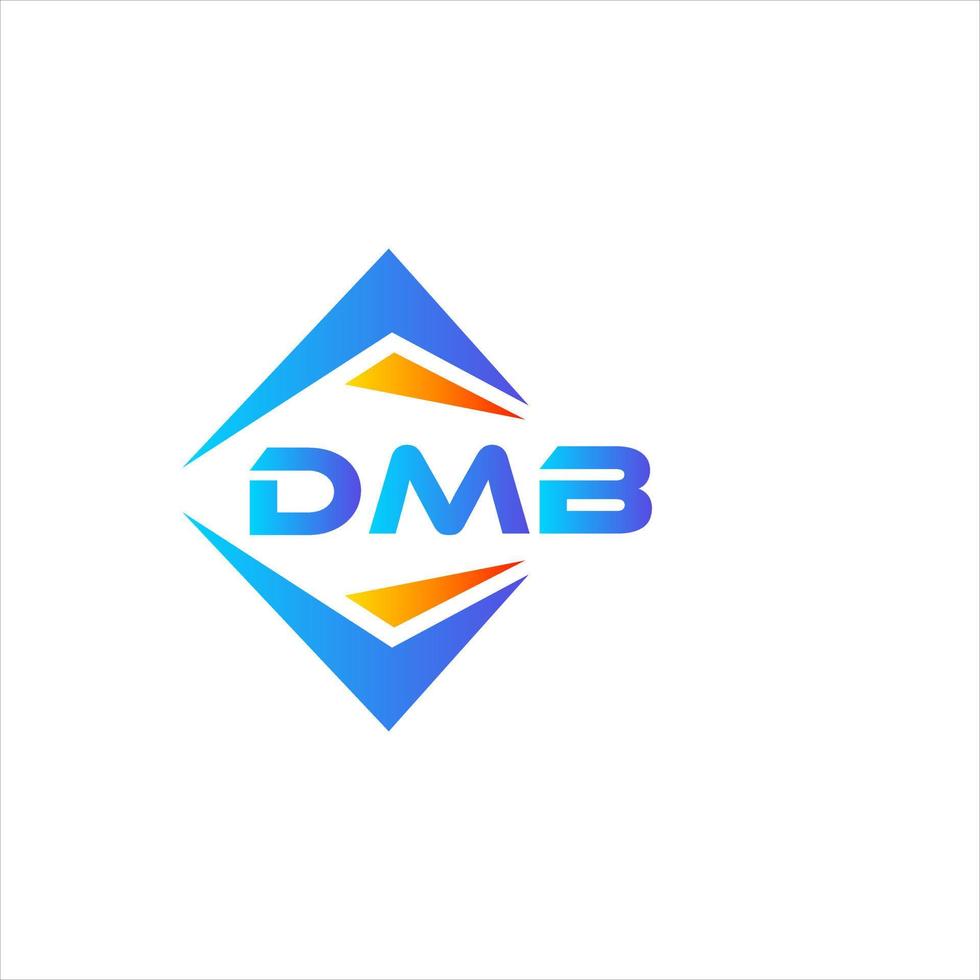 DMB abstract technology logo design on white background. DMB creative initials letter logo concept. vector