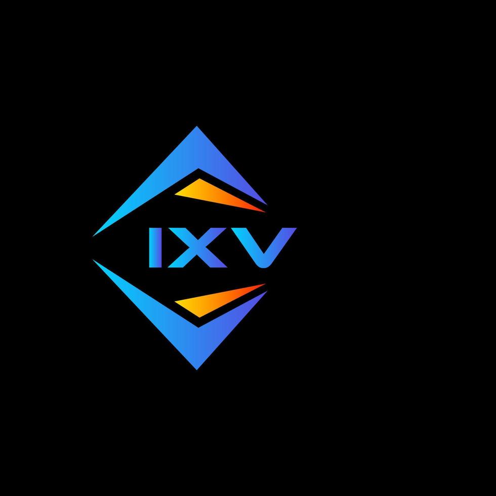 ixv diseño de logotipo de tecnología abstracta sobre fondo blanco. ixv concepto de logotipo de letra de iniciales creativas. vector