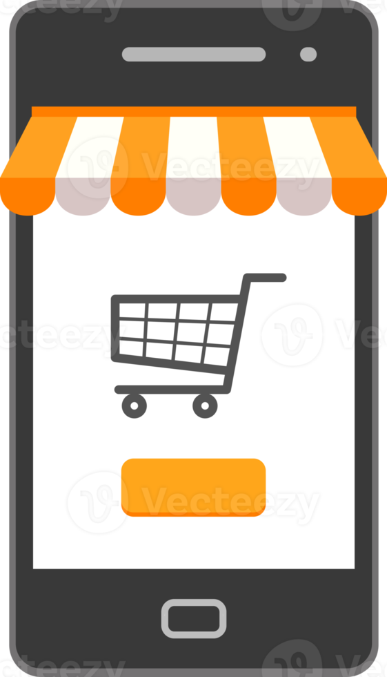 Shopping marketing mobile online png