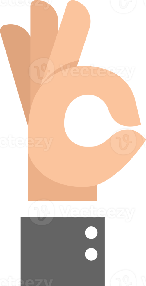 business Hand ok png