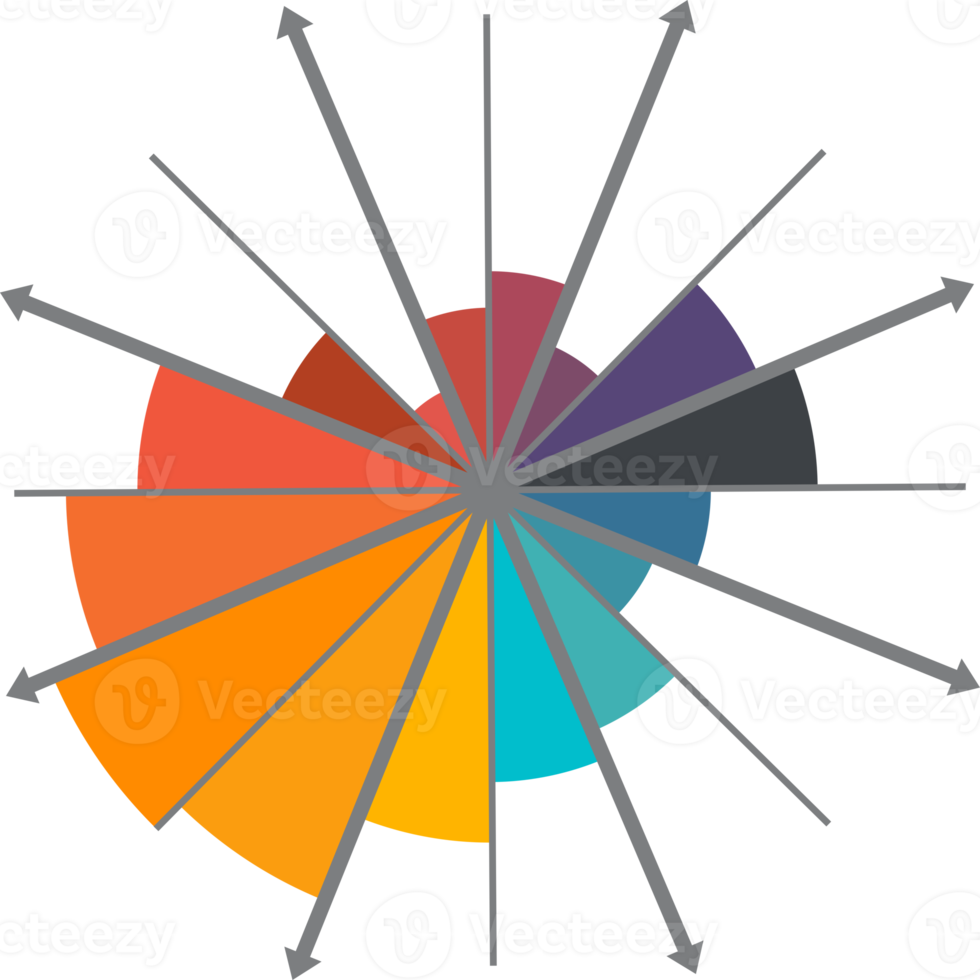 icône de couleur infographique png