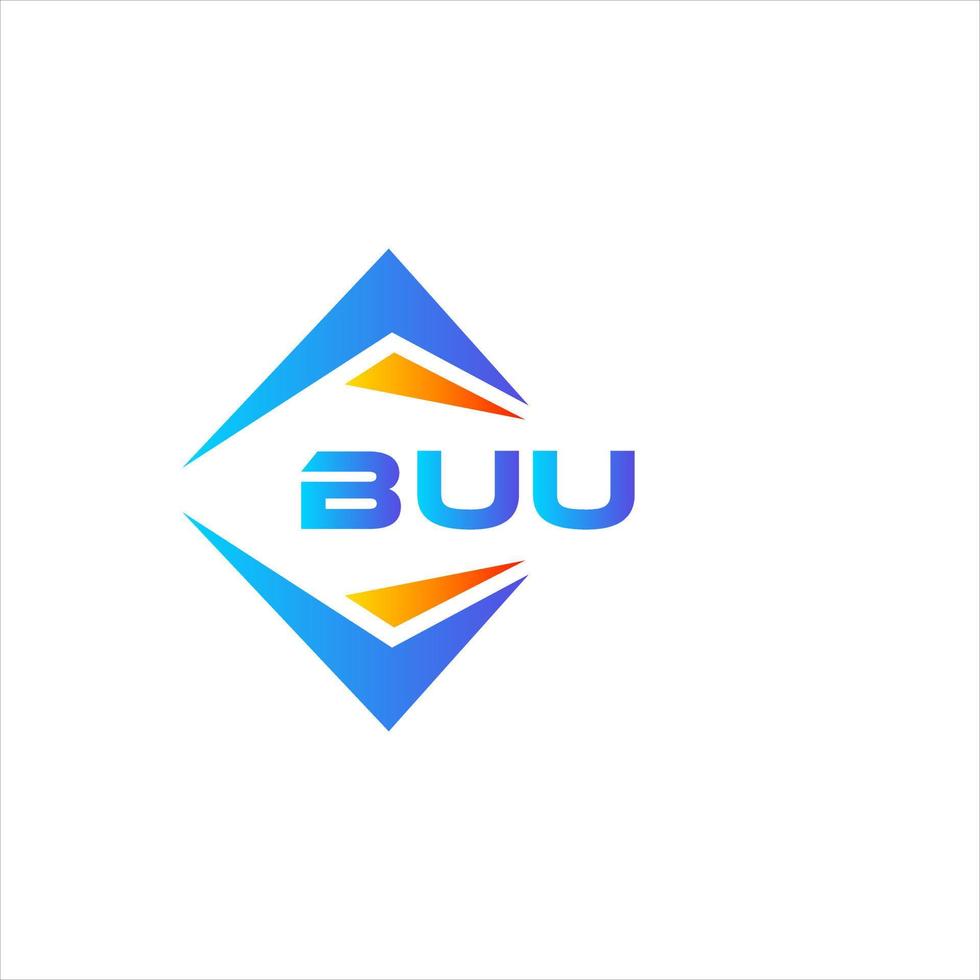 BUU abstract technology logo design on white background. BUU creative initials letter logo concept. vector