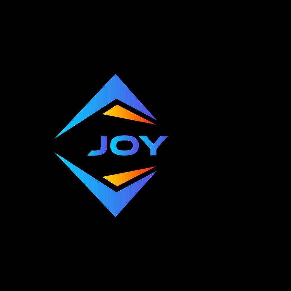 JOY abstract technology logo design on Black background. JOY creative initials letter logo concept. vector