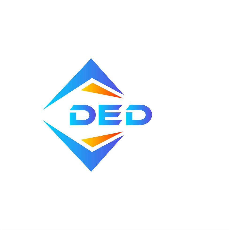 diseño de logotipo de tecnología abstracta ded sobre fondo blanco. ded creative initials letter logo concept.ded diseño de logotipo de tecnología abstracta sobre fondo blanco. concepto de logotipo de letra de iniciales creativas ded. vector