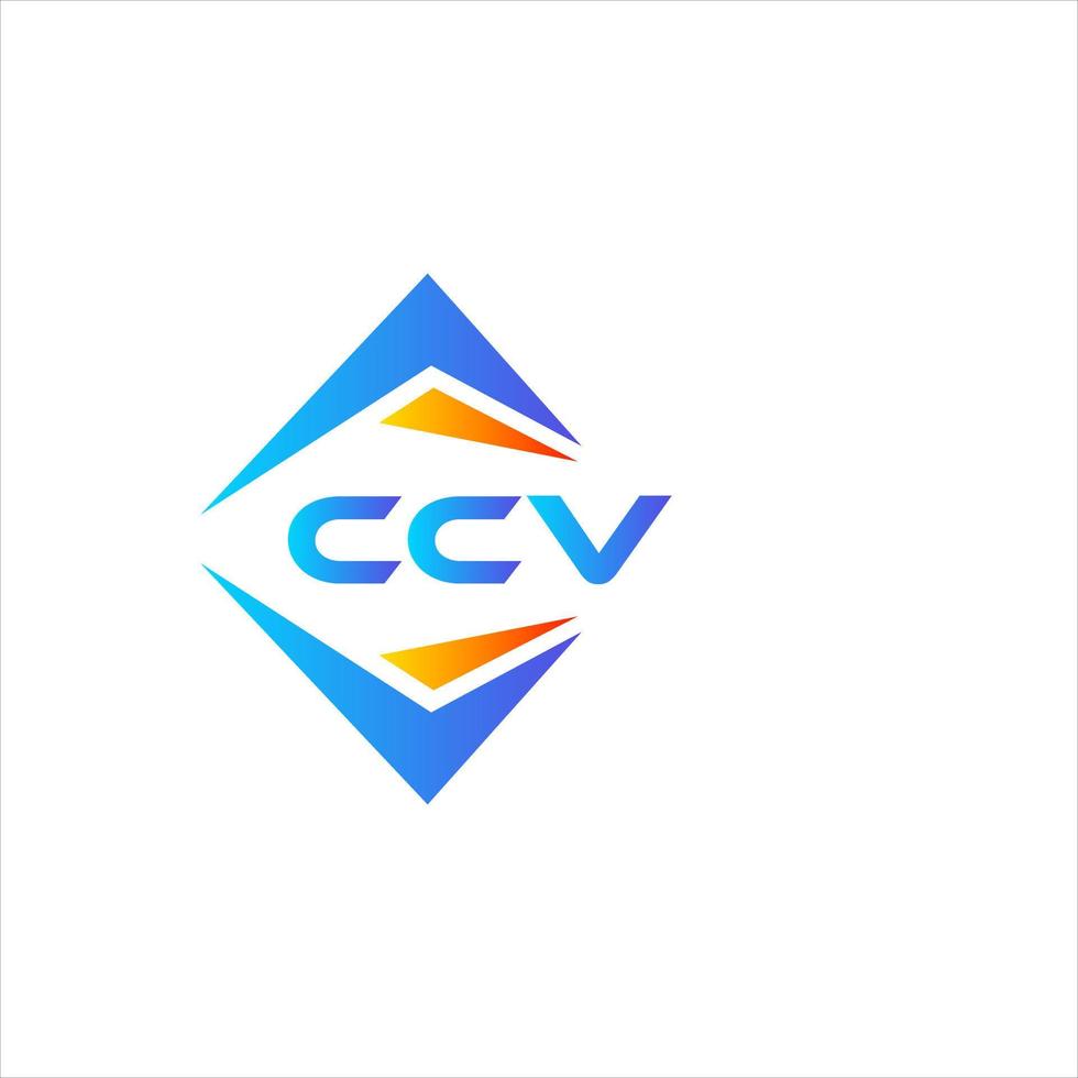 CCV abstract technology logo design on white background. CCV creative initials letter logo concept. vector