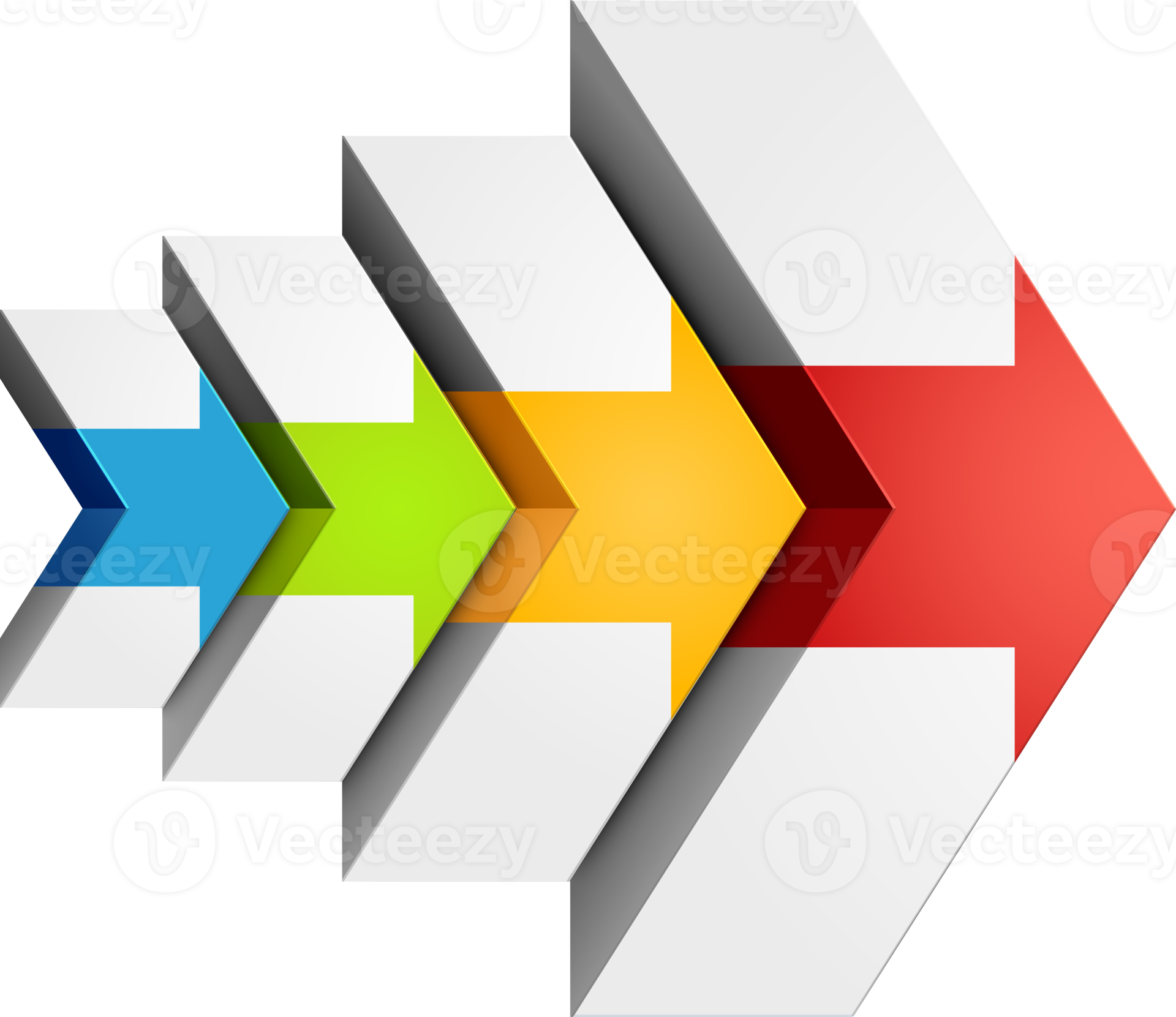3d arrows element 19007964 PNG