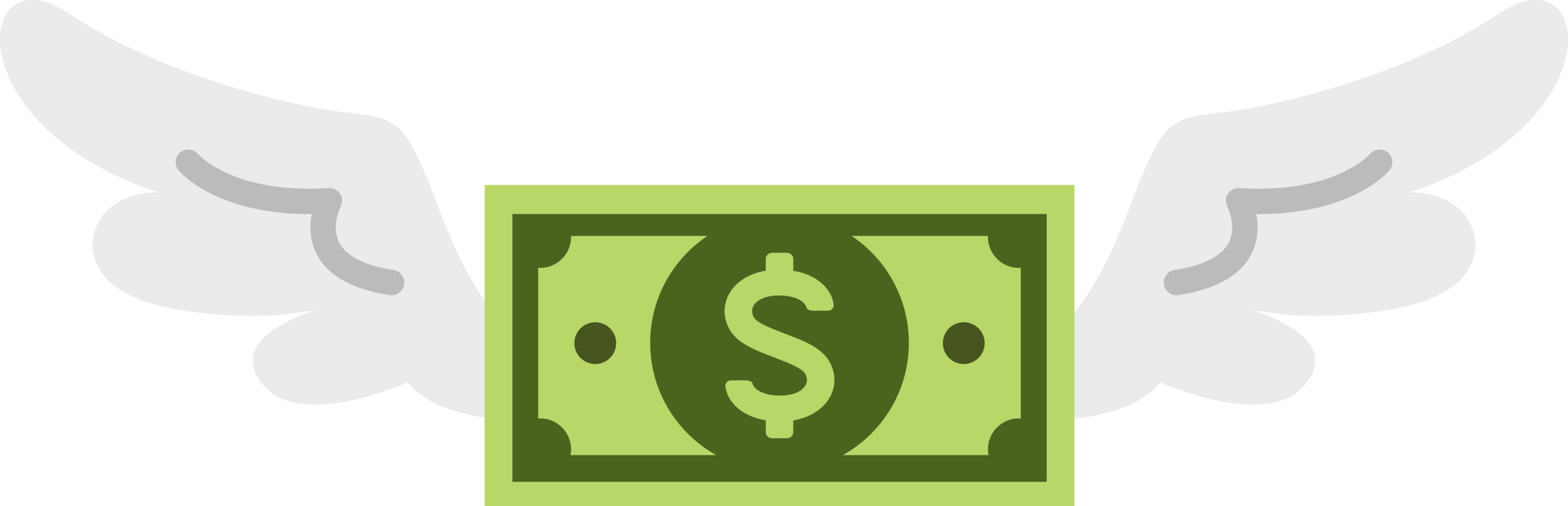 Money with wings flat icons 19007965 PNG