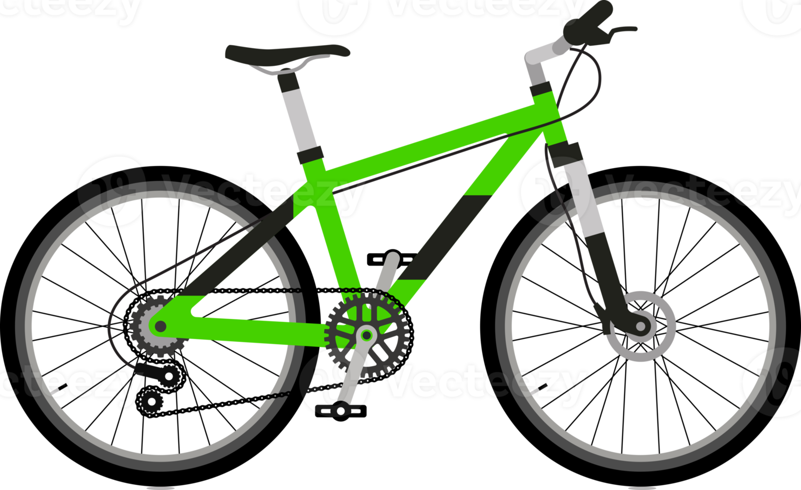 illustration de couleur de vélo png