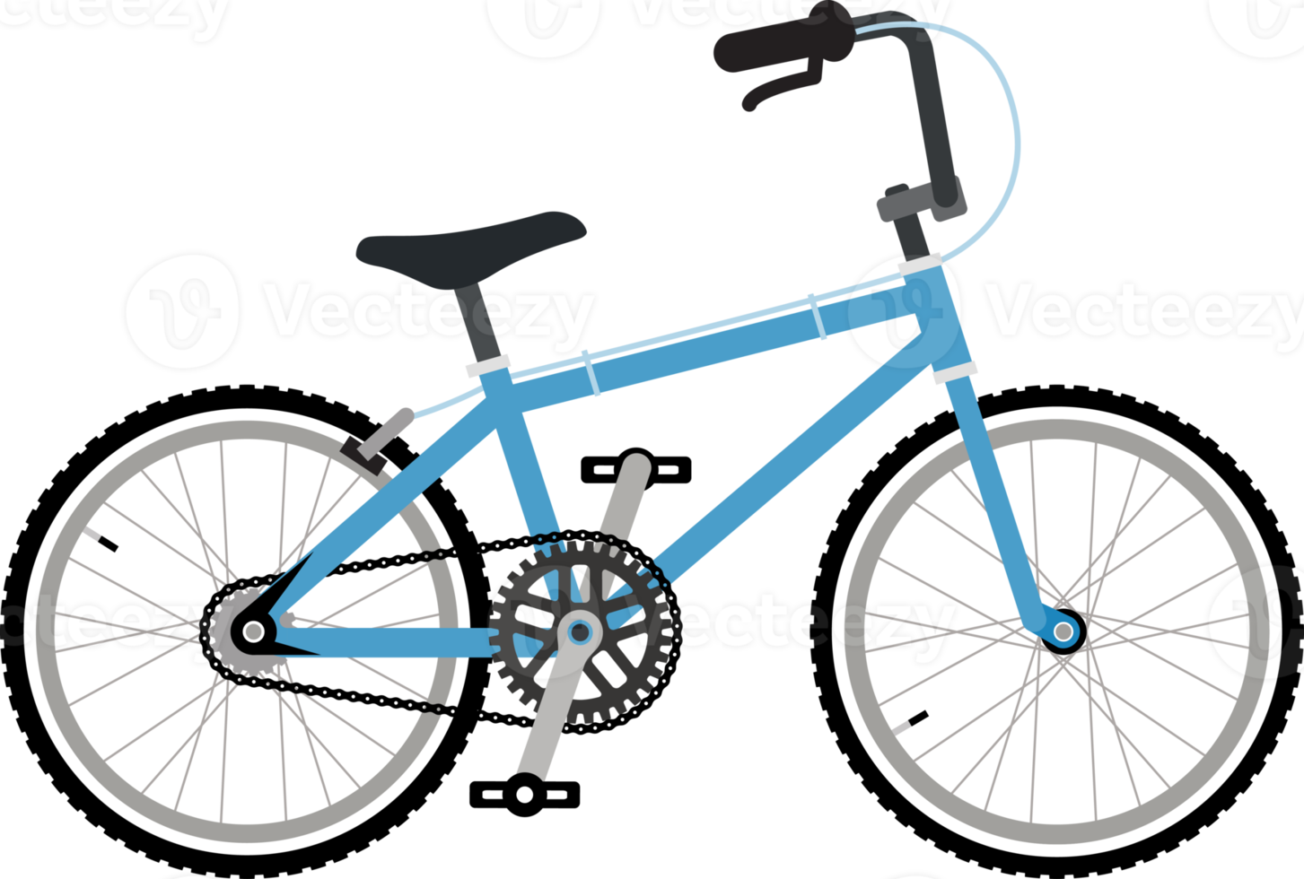 bicycle color illustration png