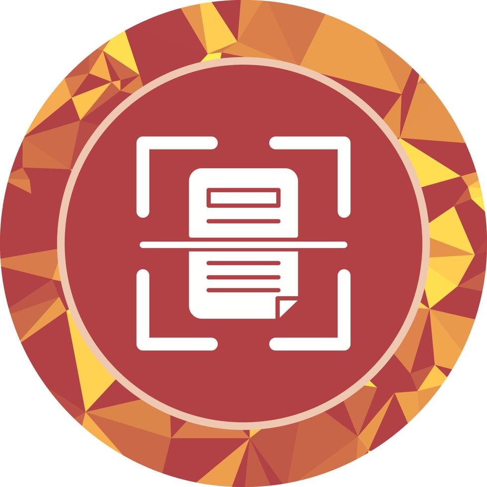 Scan Vector Icon