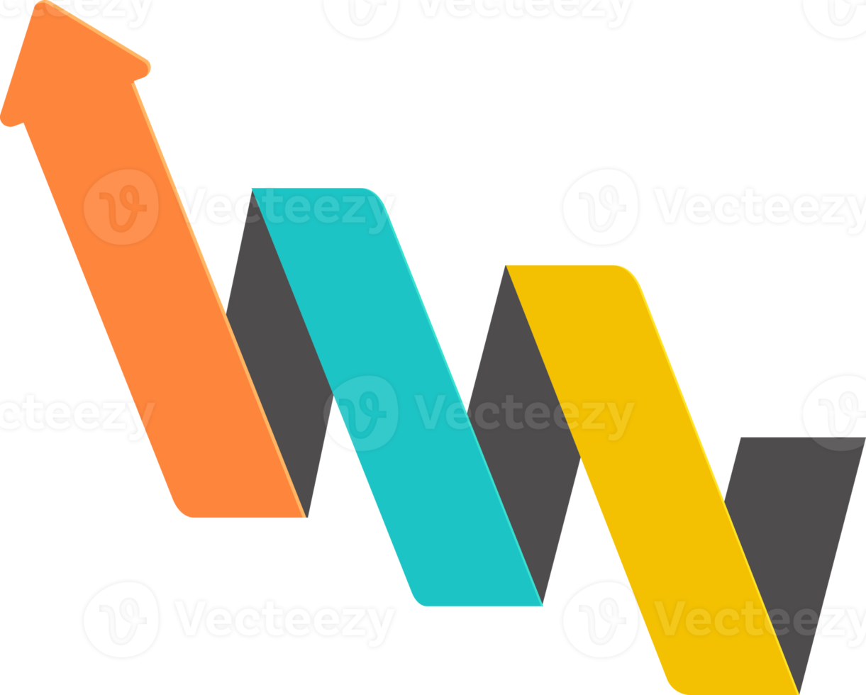 Arrows infographic template background png