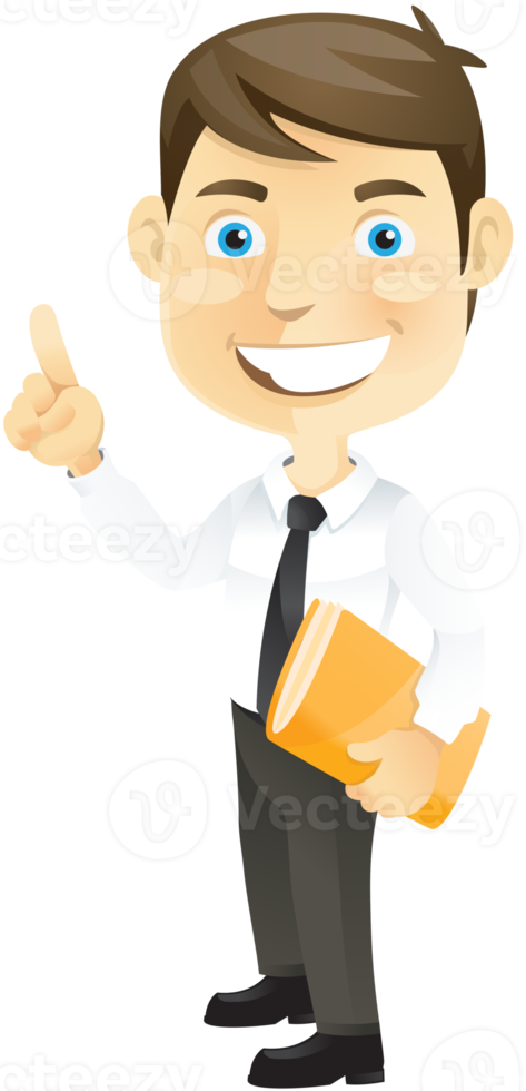 businessman cartoon character illustration png