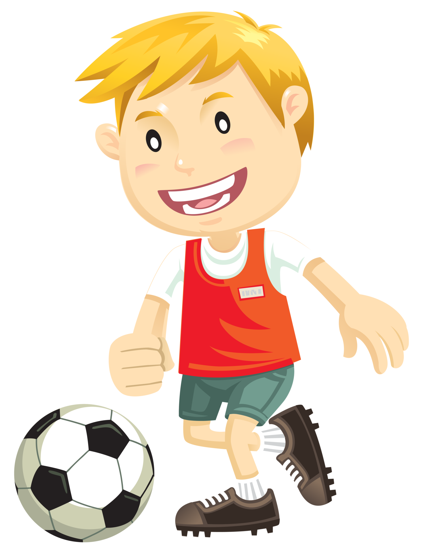 Transparent Kids Playing Soccer Clipart - Menino Jogando Futebol Desenho,  HD Png Download - vhv