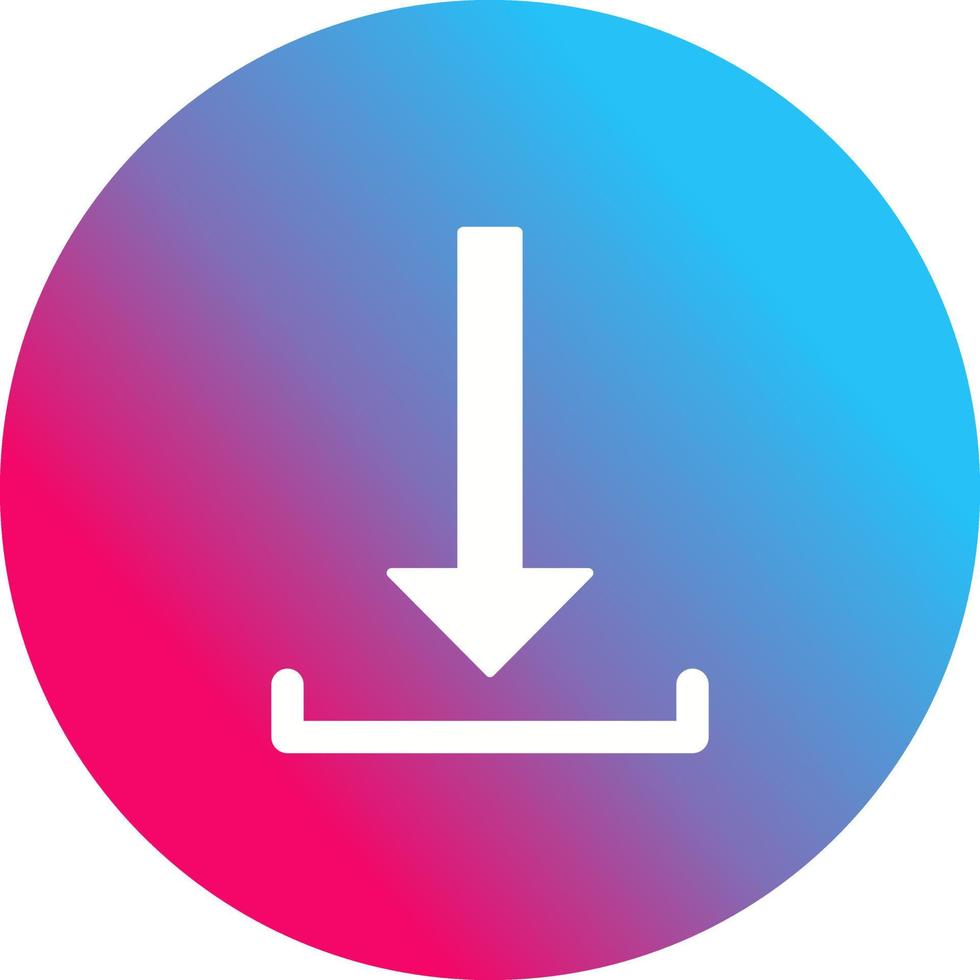 Unique Download Vector Icon
