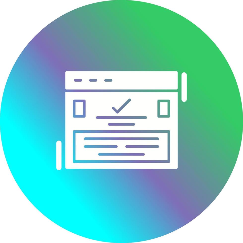 Complete Vector Icon
