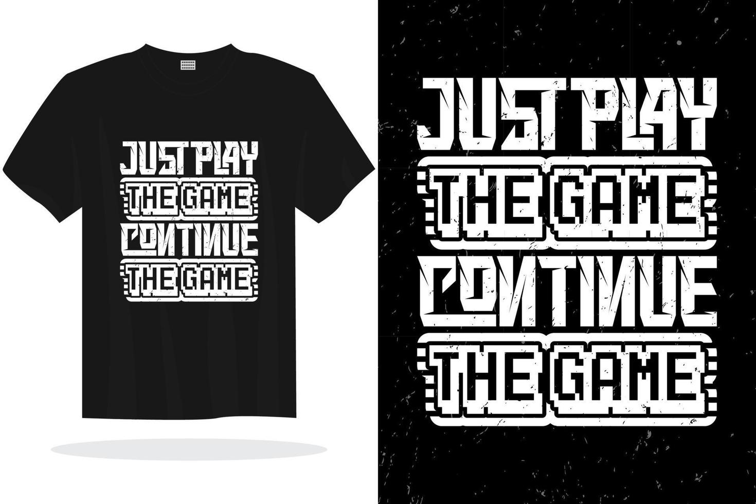 Modern gaming t shirt design vector template