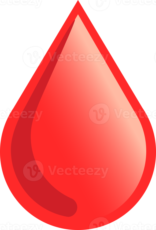 ícone de gota de sangue vermelho png