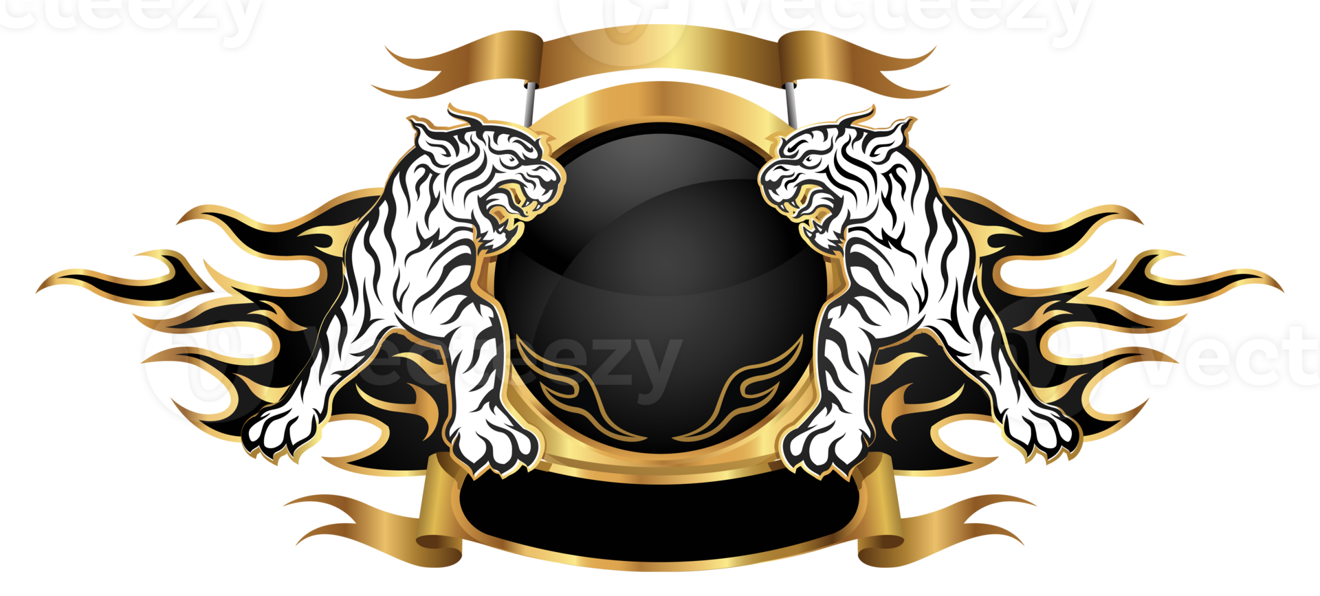 emblema del logotipo del tigre png