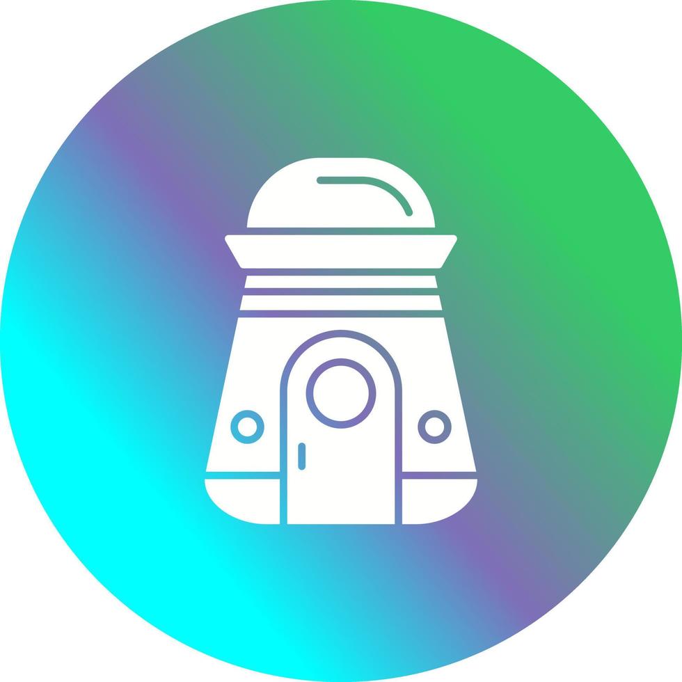 Space Capsule Vector Icon