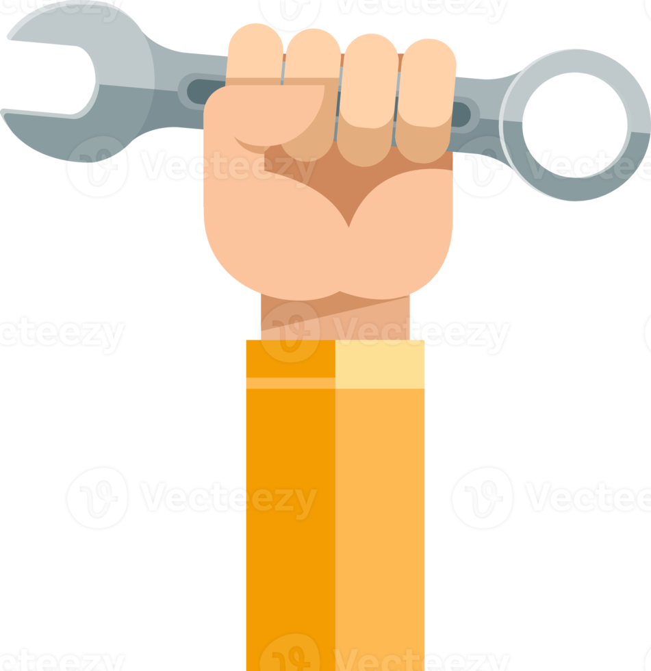 Services hand flat color png