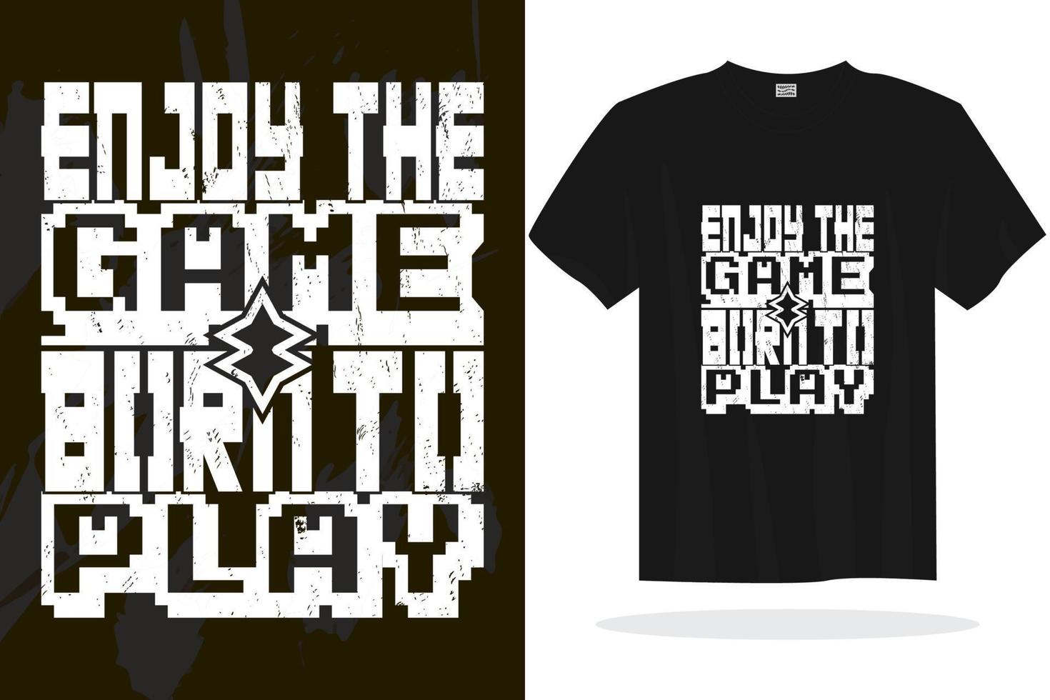 Modern gaming t shirt design vector template