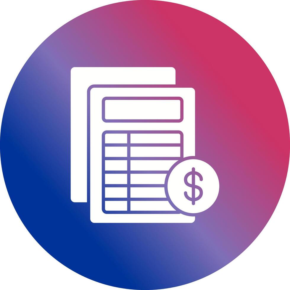Invoice Vector Icon