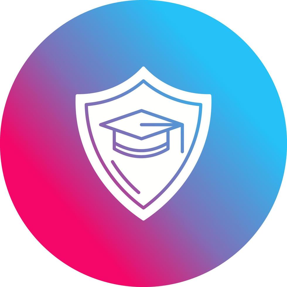 Education Insurance Vector Icon