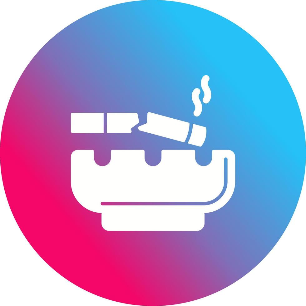Broken Cigarette Vector Icon