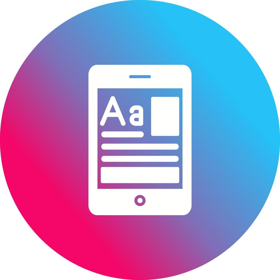Education App Vector Icon