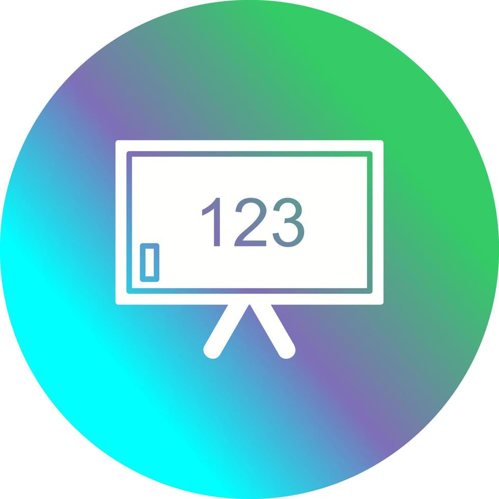 Unique Classroom Board Vector Icon