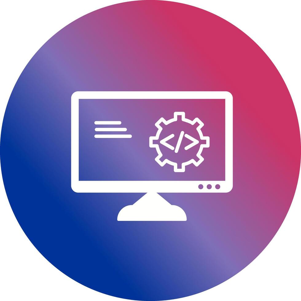 Unique Code Optimization Vector Icon