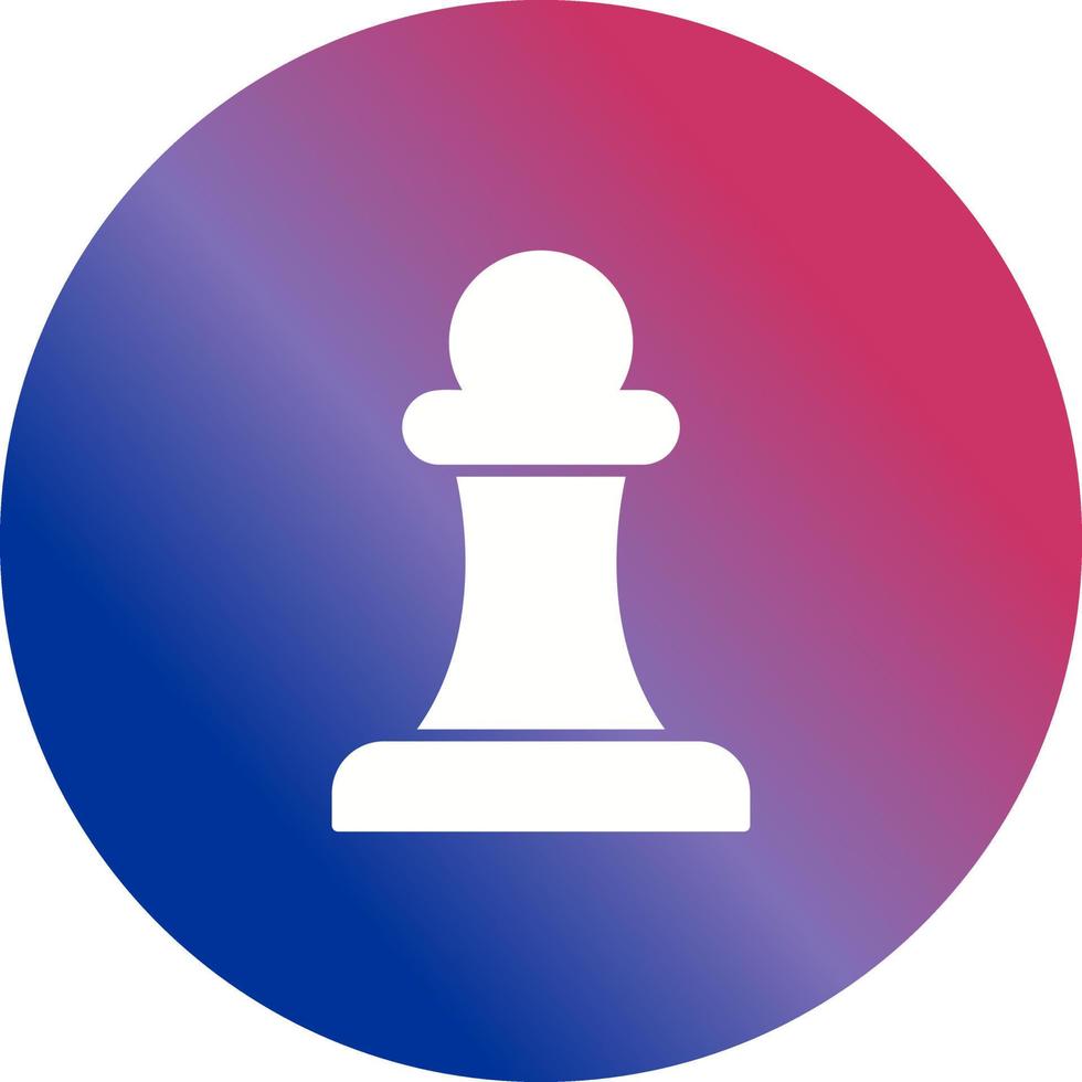 Unique Pawn Vector Icon