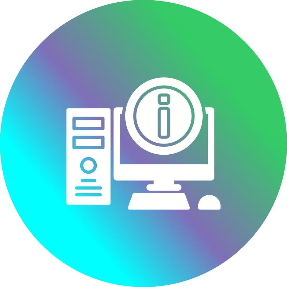 Computer Vector Icon