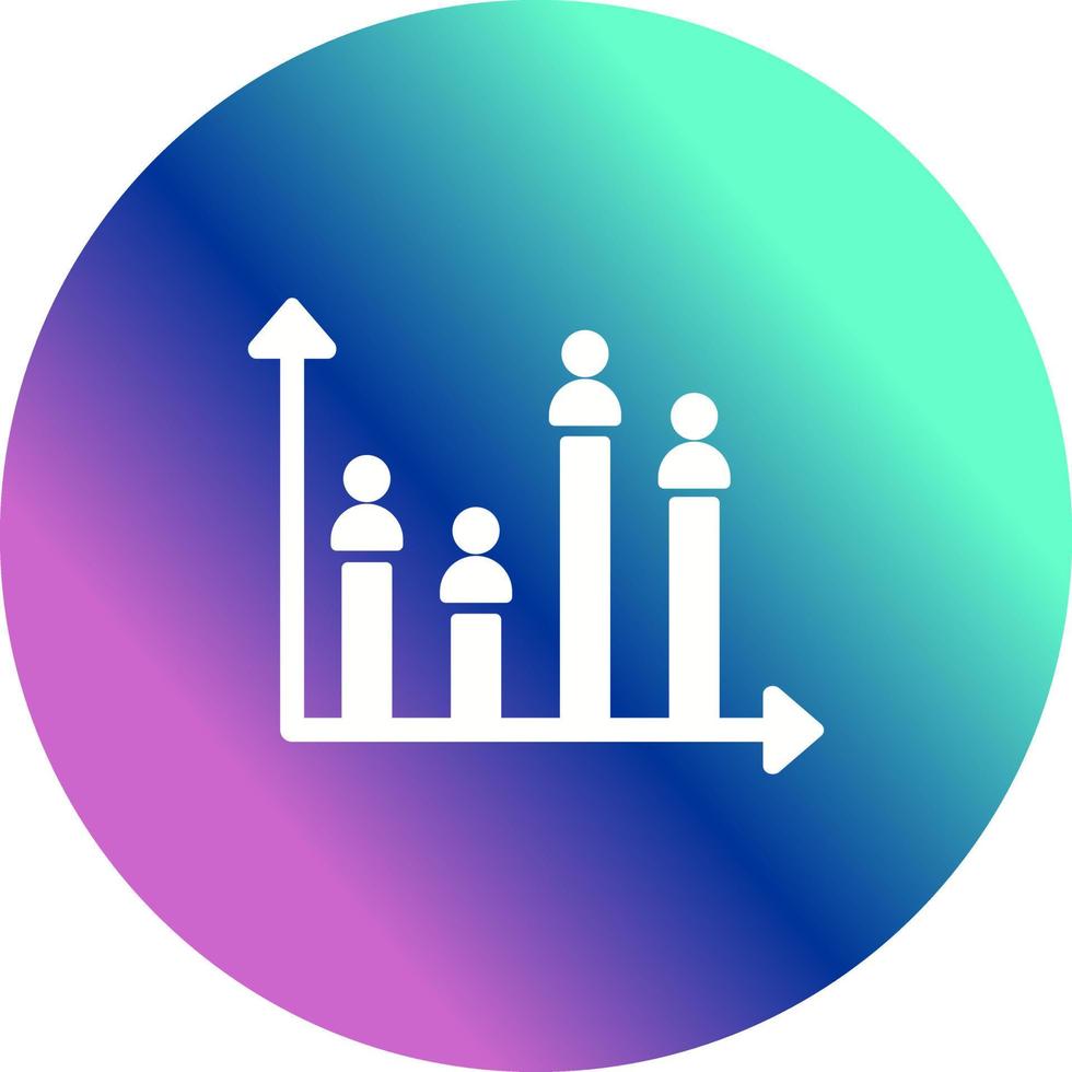 Candidate Graph Vector Icon