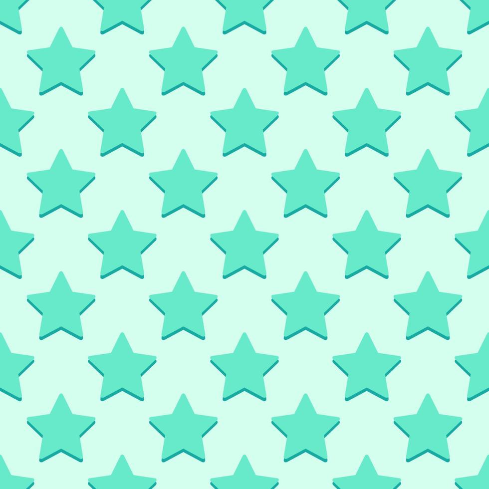 Vivid seamless repeating pattern of light green stars for wallpapers, textile, fabric vector